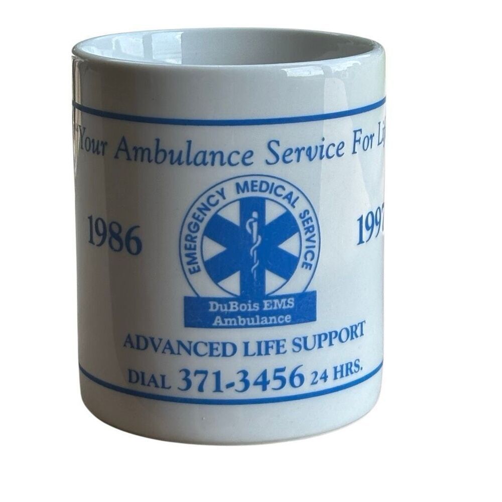 DuBois EMS Ambulance Advanced Life Support 1986-1997 Mug